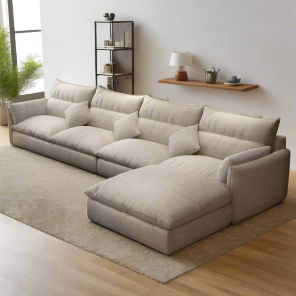 Modern Sofa with Pouf - MZSC050